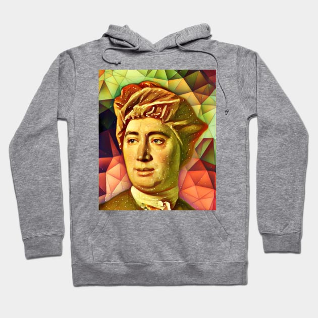 David Hume Snow Portrait | David Hume Artwork 15 Hoodie by JustLit